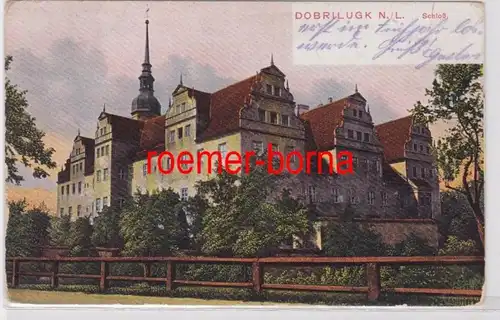 57324 Ak Dobrilugk Niederlauszitz Schloss 1908