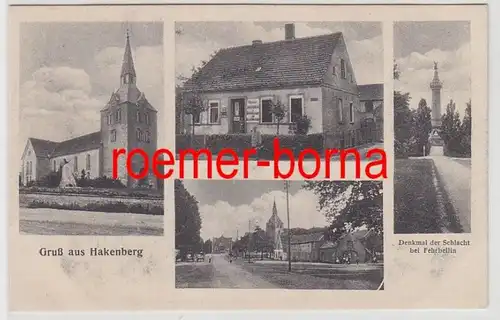 82923 Multi-image Ak salutation en boulangerie de Hakenberg, etc. vers 1920