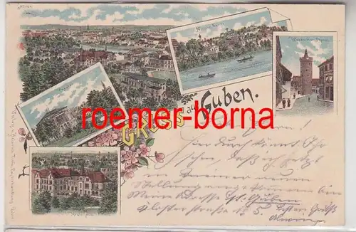 83506 Ak Lithographie Grousse de Guben 1898