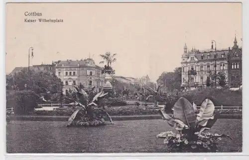 98433 Ak Cottbus - Partie am Kaiser Wilhelmplatz 1909
