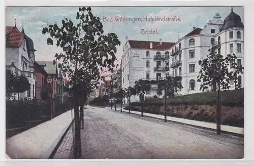 07376 Ak Bad Wildungen - Hufelandstraße und Bristol