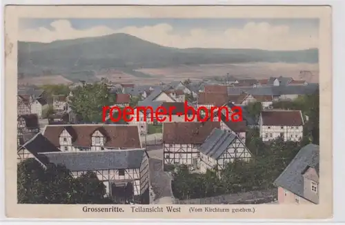 83527 Ak Grossenritte Teilansicht West (Vom Kirchturm gesehen) 1916