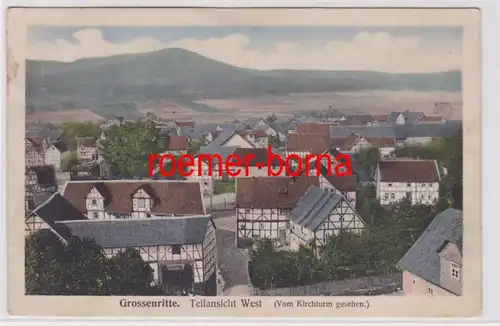 83527 Ak Grossenritte Vue partielle Ouest (vu de la tour de l'église) 1916