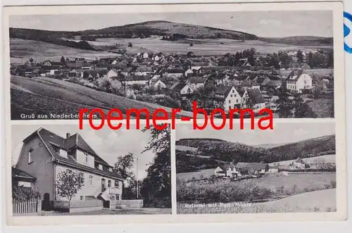 85546 Mehrbild Ak Gruß aus Niederbeisheim Ortsansichten 1952