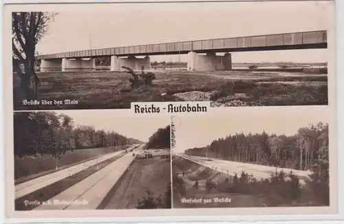 95370 Ak Reichs-Autobahnstrasse Frankfurt am Main-Darmsstadt 1936