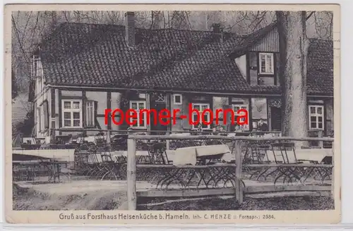 68016 Ak Salutation de la maison boisée Heisen Küche chez Hameln 1929