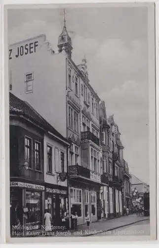 7098 Ak Mer du Nord Bad Norderney Hotel Kaiser Franz Joseph vers 1930