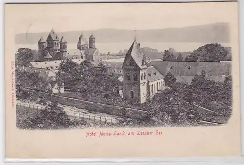 25575 Relief Plage Ak Abbaye Maria Laach au lac Laacher 1908