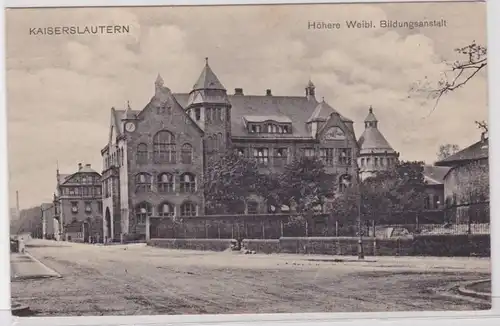 40817 Feldpost Ak Kaiserslautern Institut supérieur d'enseignement féminin 1914
