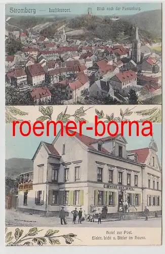 82757 Multi-image Ak Stromberg (Hunsrück) Hôtel à la poste vers 1910