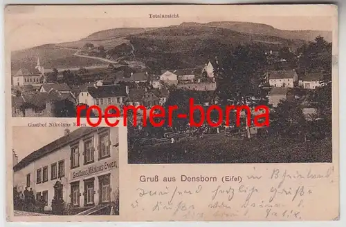 83385 Ak Gruß aus Densborn (Eifel) Gasthof Nikolaus Ewen 1914