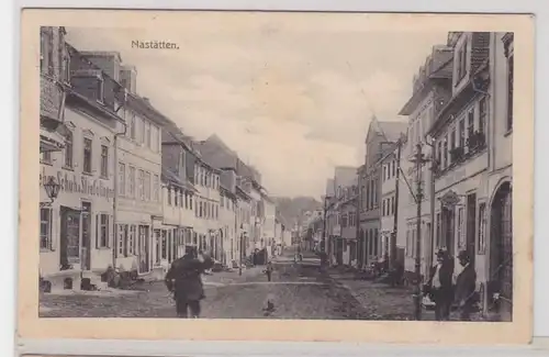 94710 Ak Nastätten Vues de rue avec magasins 1910