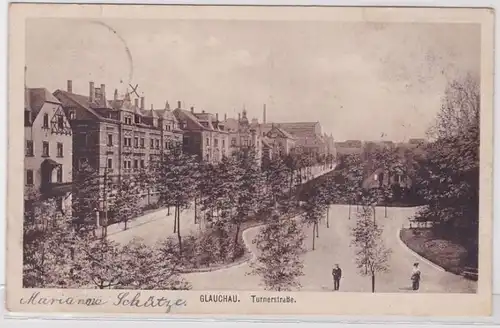 15953 Ak Glauchau Turnerstrasse 1917