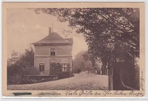 17154 Ak Waldenburg das Brückenhaus 1929
