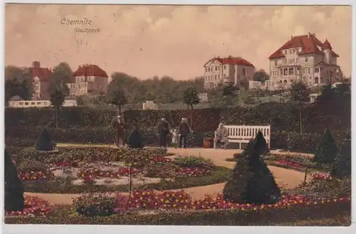 31731 Ak Chemnitz Stadtpark 1915