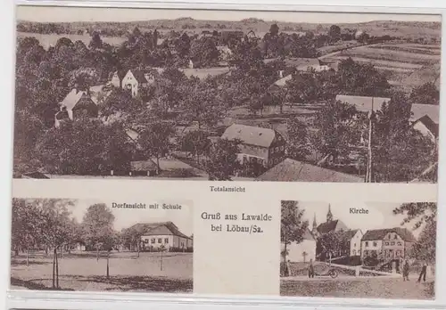 49156 Mehrbild Ak Gruß aus Lawalde bei Löbau in Sachsen um 1930