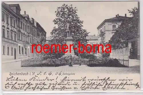 61512 Ak Reichenbach im Vogtland Solbrigplatz 1906