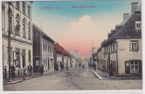 78892 Ak Limbach in Sachsen obere Helenenstrasse um 1910