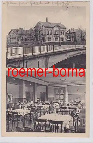 81470 Mehrbild Ak Volkshaus Borna 1935
