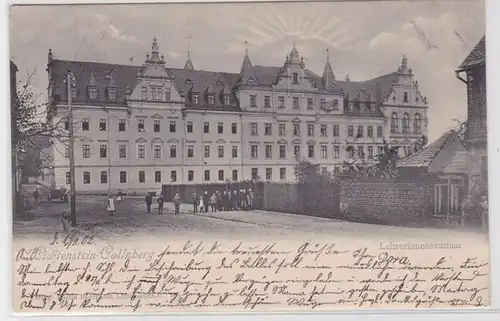 81605 Ak Lichtenstein Callnberg Lehrerinnenseminar 1902