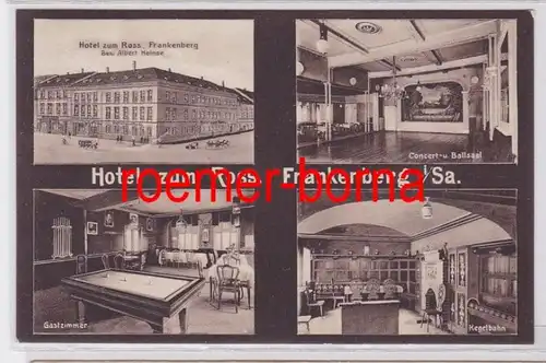 81906 Multi-image Ak Frankenberg i.Sa. Hôtel zum Ross 1939