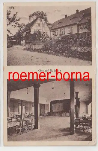 82912 Mehrbild Ak Baderitz Gasthof zum schwarzen Bär 1939