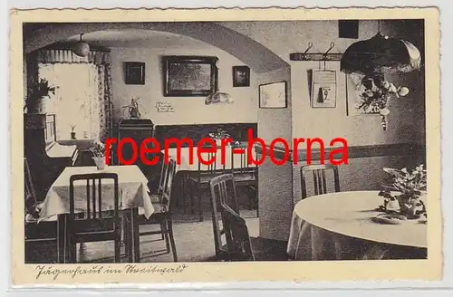 83377 Ak 'Jägerhaus' im Streitwald Perle des Wyhratales b. Frohburg 1940