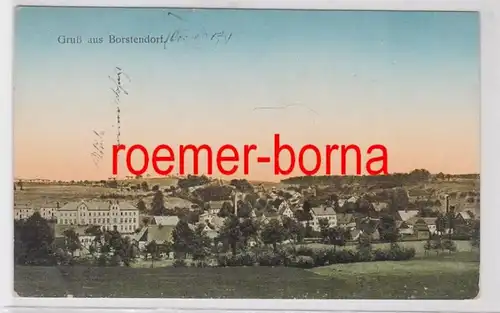 85562 Ak Gruß aus Borstendorf Totalansicht 1912