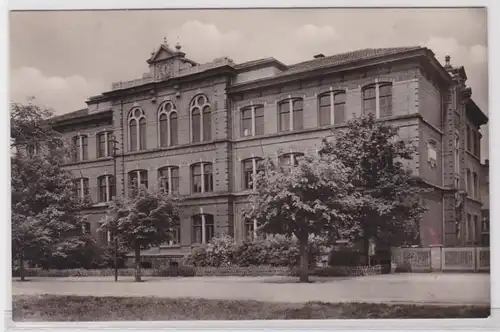 85950 Ak Markranstädt Kreis Leipzig Oberschule 1962