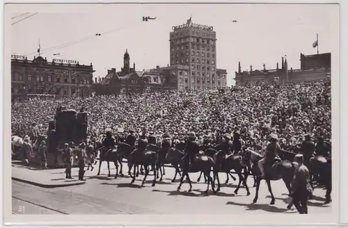 87714 Offizielle Festzugspostkarte 20. Deutsches Bundesschießen Leipzig 1934