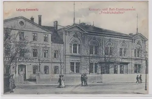 88396 Ak Leipzig-Connewitz Concert et établissement de balle Friedrichshallen vers 1910