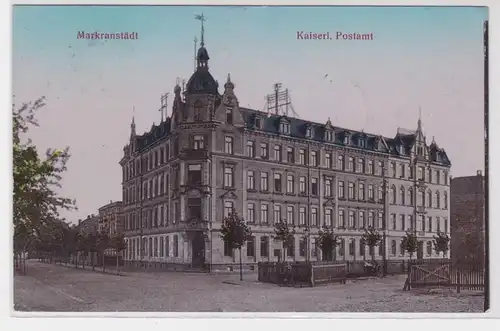 92022 Ak Markranstadt Bureau de poste impérial 1913