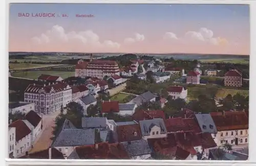 93192 Ak Bad Lausick in Sachsen Badstrasse 1919