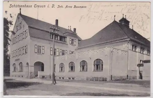 94610 AK Schützenhaus Treuen im Vogtland - Inhaber Arno Baumann 1912