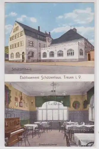 94611 AK Treuen im Vogtland - Etablissement Schützenhaus, Gesellschaftszimmer