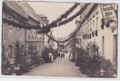 98314 Foto Ak Rosswein in Sachsen Festumzug 5.6.1932