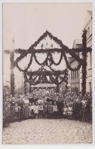 98315 Foto Ak Rosswein in Sachsen Festumzug 5.6.1932