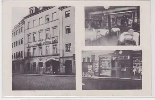 98921 Mehrbild Ak Dresden Neustadt Hotel und restaurant Goldner Apfel um 1940