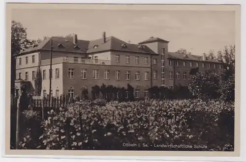 99940 Ak Döbeln in Sa. Landwirtschaftliche Schule 1931