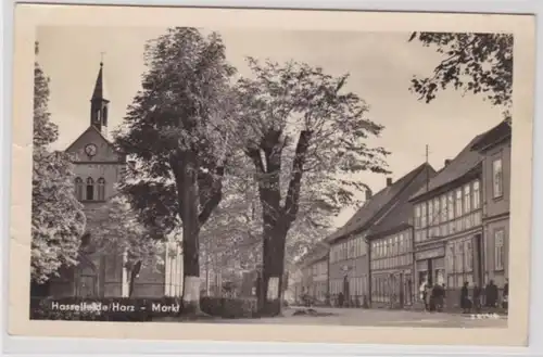 51428 Ak Hasselfelde Harz Markt 1957