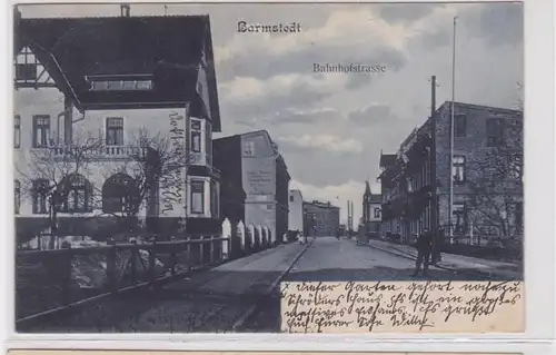 07690 Ak Barmstedt Bahnhofstrasse 1905