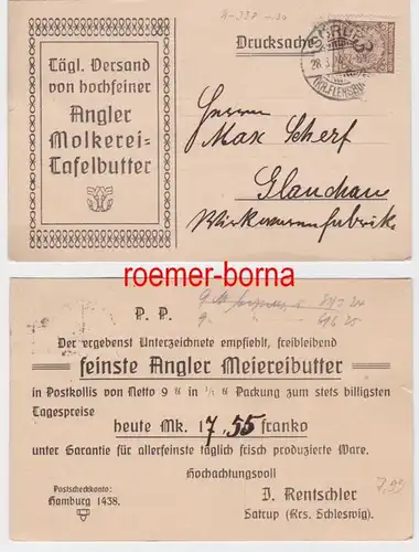 80726 Publicité Ak Satrup Angler beurre de table laiterie 1924