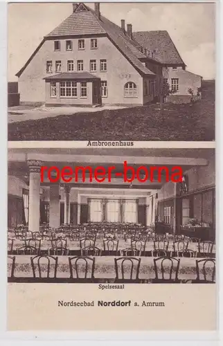 84518 Multi-image Ak Mer du Nord Bad Norddorf sur Amrum Amnronenhaus vers 1930