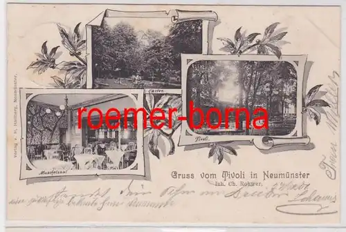 85163 Multi-image Ak Gruss du Tivoli dans Neumünster 1901