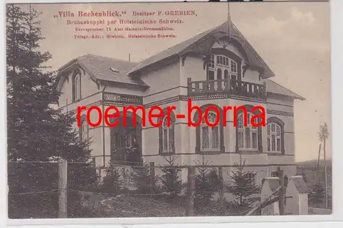 85896 Ak 'Villa Buchenblick' Bruhnskoppel per Holsteinische Schweiz 1909