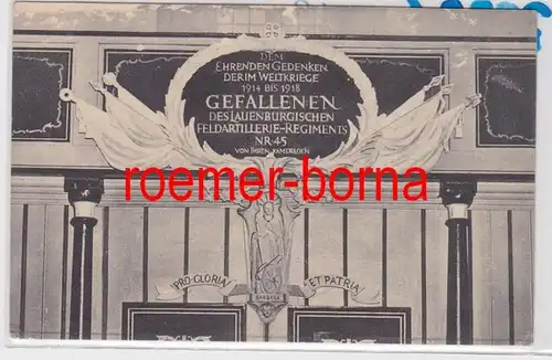 85992 Ak Rendsburg Inauguration d'Honneur Mal Lauenb. Feldart.-Rgt. 45 le 7.6.1925