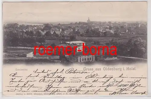 86132 Ak Gruss de Oldenburg i. Holst. Vue totale 1899