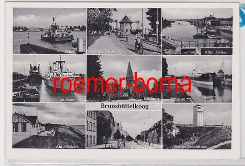 86237 Multi-image Ak Brunsbüttelkoog 1954