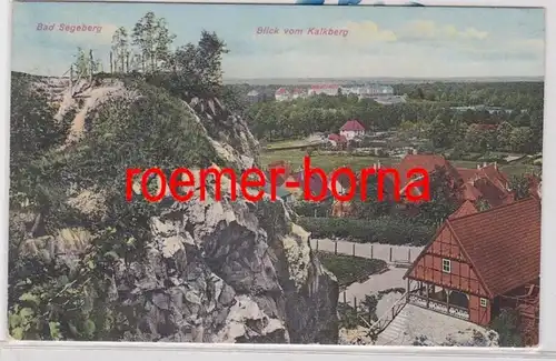 86354 Ak Bad Segeberg Blick vom Kalkberg 1938