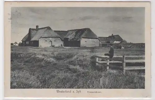 94023 AK Westerland sur Sylt - Maisons de Friesen 1926